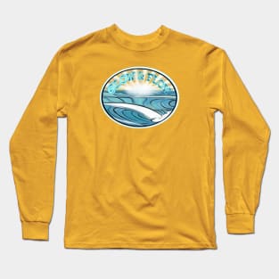 Glow and Flow - surf and sunrise guide the energy Long Sleeve T-Shirt